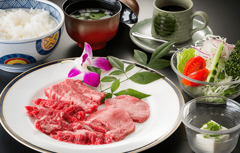 写真：牛焼肉セット